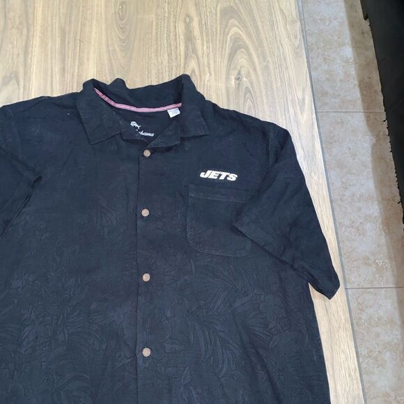 Tommy Bahama Jets button down size XXL - Picture 4 of 5